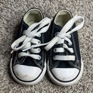 Classic Black and White Toddler Converse
